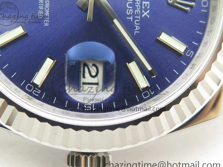 Stick Blue On Best 1:1 126334 REF SS DateJust Version Bracelet Markers New Jubilee A3235 Dial Edition 0301